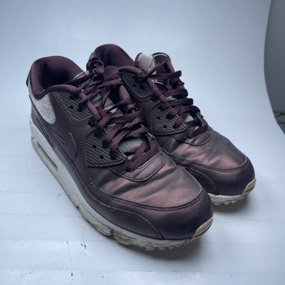 Nike Air Max 90 PRM Shoes Womens 8 Metallic Mahogany Running Sneakers 896497-903 - Picture 2 of 16